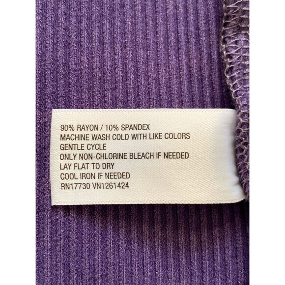 Wild Fable Junior Purple Summer Stretchy Ribbed Halter Cropped Tank Top Size XS - Picture 11 of 11